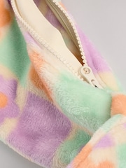 Purple Baby Zip Fleece Sleepsuit - Image 7 of 7