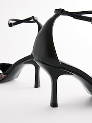 Negru - Forever Comfort ® Open Square Toe Paiete Sandale - Image 7 of 9
