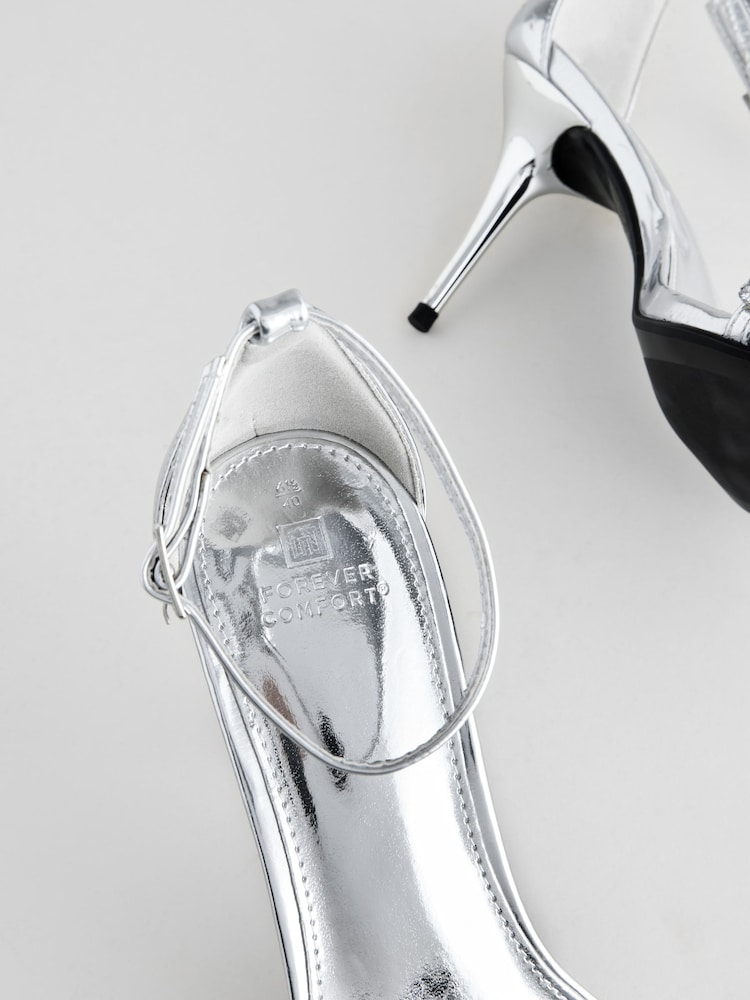 Silber - Forever Comfort® Point Toe Jewel Trim High Heel Sandals - Bild 9 von 9 Silber - Forever Comfort® Point Toe Jewel Trim High Heel Sandals - Bild 9 von 9