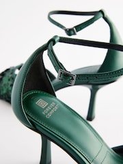 Verde - Forever Comfort ® Open Square Toe Paiete Sandale - Image 10 of 12