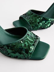 Verde - Forever Comfort ® Open Square Toe Paiete Sandale - Image 12 of 12