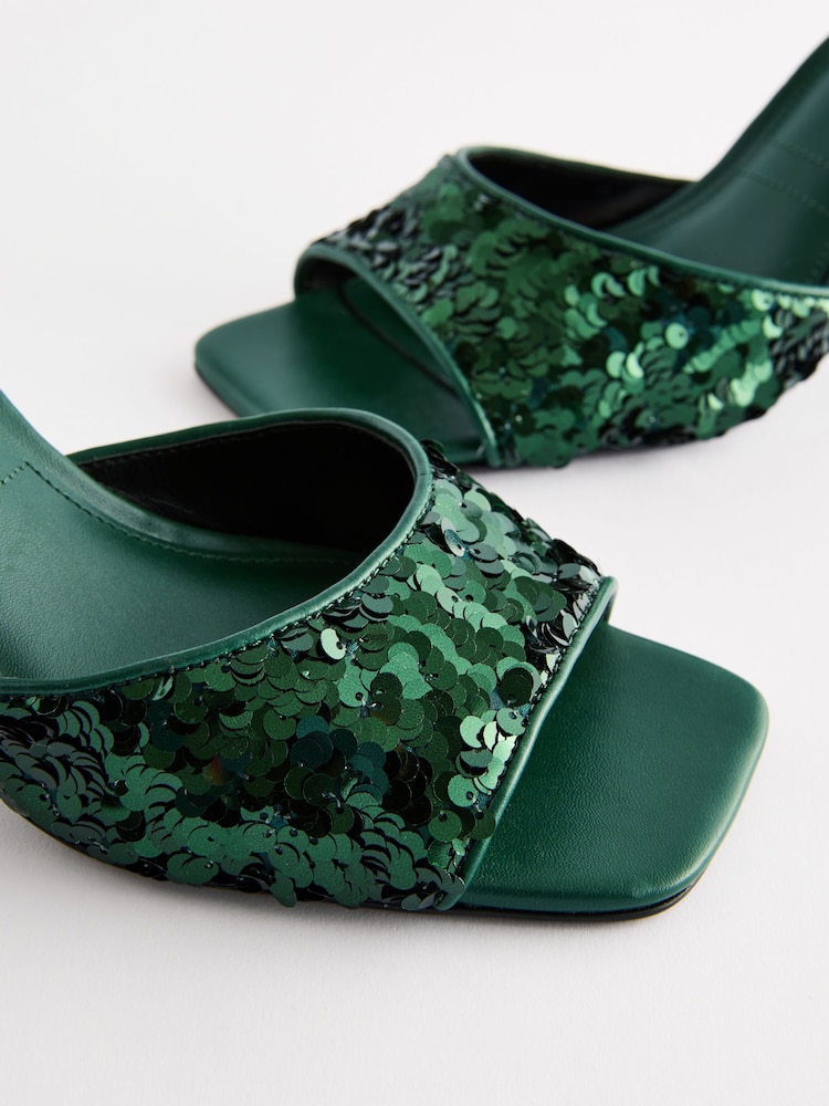 Verde - Forever Comfort ® Open Square Toe Paiete Sandale - Image 12 of 12