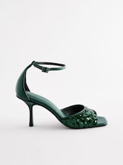 Verde - Forever Comfort ® Open Square Toe Paiete Sandale - Image 9 of 12
