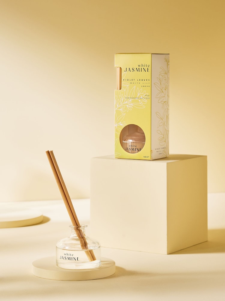 White Jasmine 40ml Diffuser - Image 1 of 4 White Jasmine 40ml Diffuser - Image 1 of 4