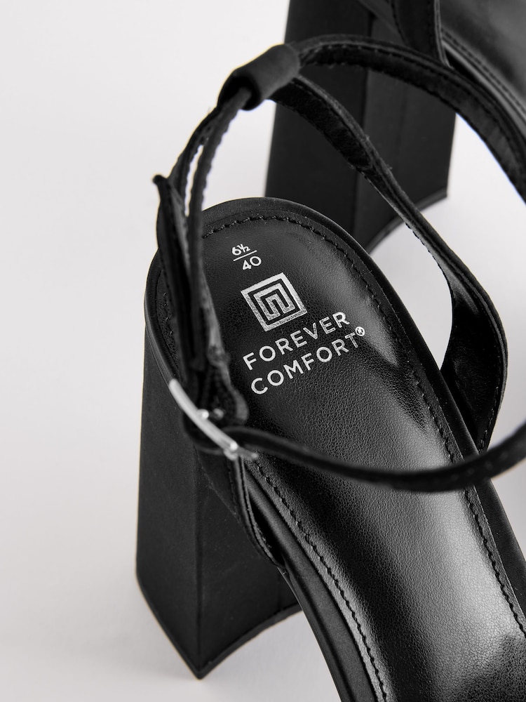 Schwarz - Forever Comfort®, Sandalen mit Strassverzierung und Plateau-Sohle - Bild 11 von 11 Schwarz - Forever Comfort®, Sandalen mit Strassverzierung und Plateau-Sohle - Bild 11 von 11