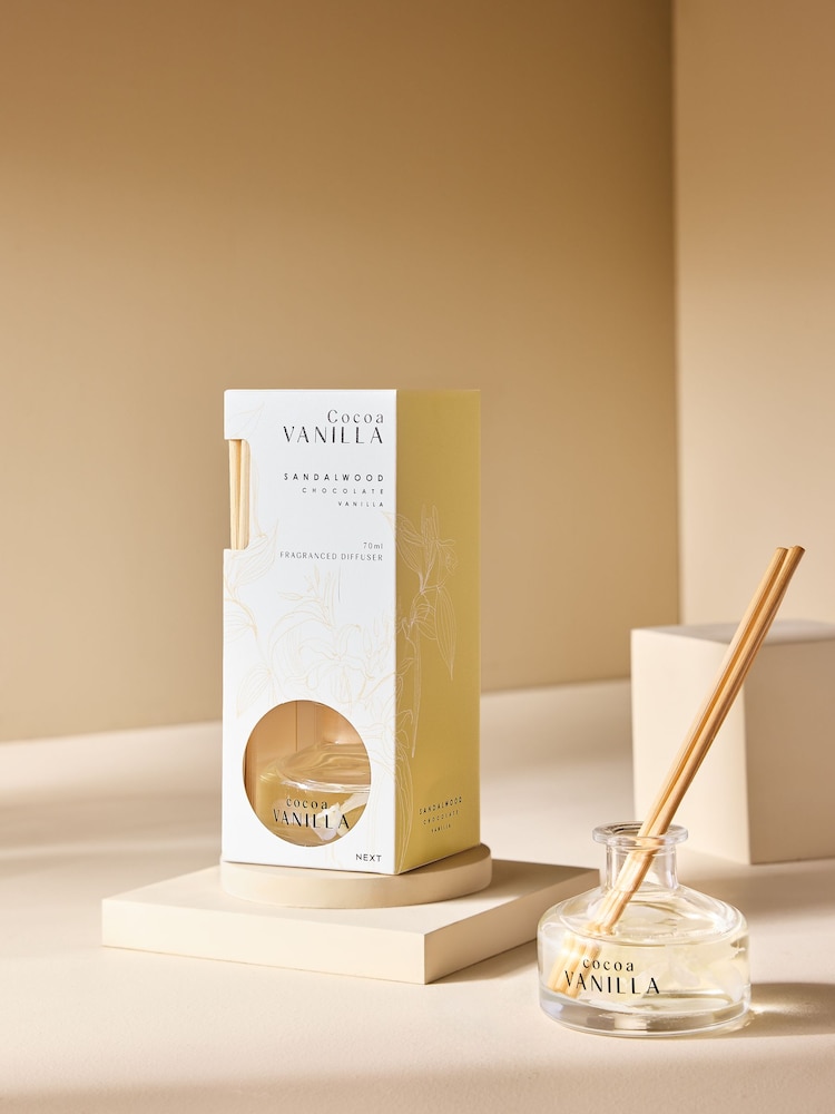 Vanilla and Cocoa Bean 70ml Diffuser - Image 1 of 5 Vanilla and Cocoa Bean 70ml Diffuser - Image 1 of 5