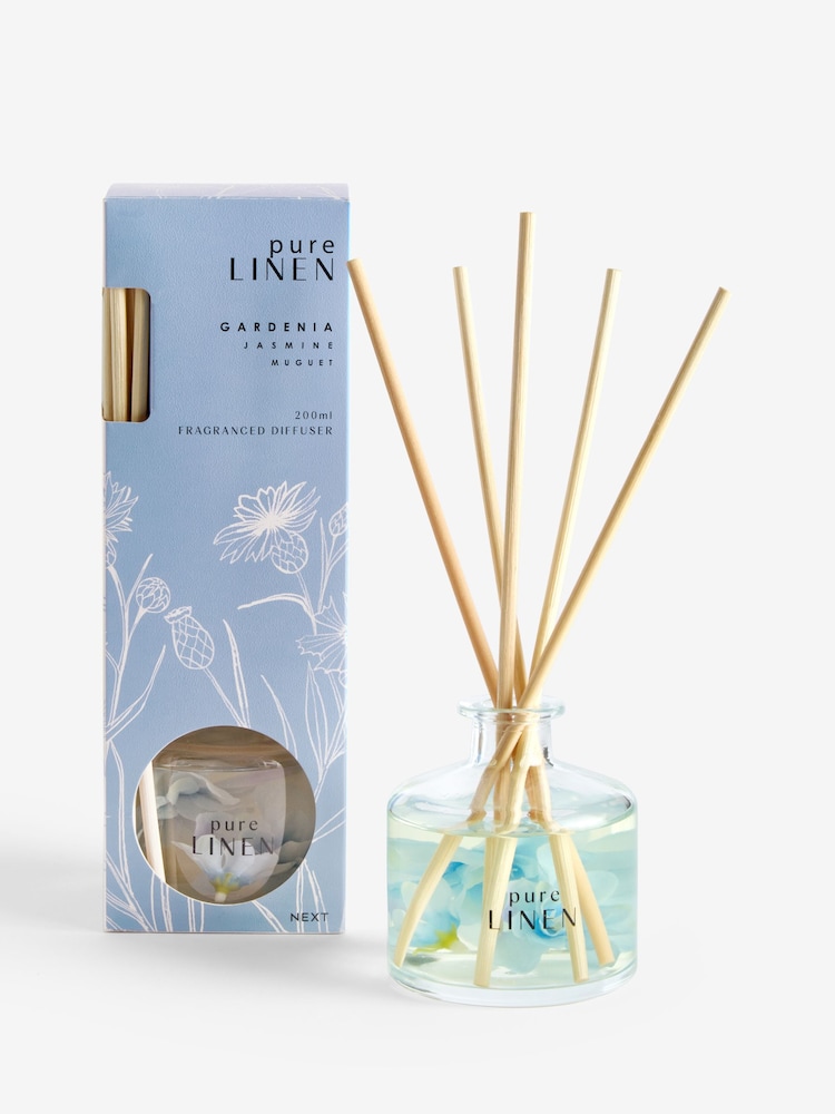 Pure Linen Marine & Gardenia Country Classic 200ml Diffuser - Image 5 of 5 Pure Linen Marine & Gardenia Country Classic 200ml Diffuser - Image 5 of 5
