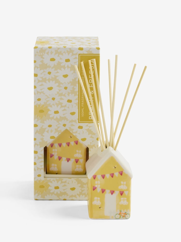 Peach and Freesia 100ml Daisy Fragranced Reed Diffuser - Image 3 of 3