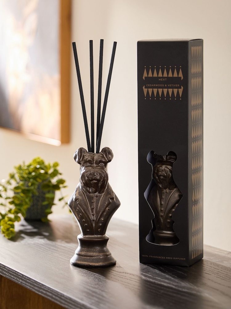 Stanley the Schnauzer Cedarwood and Vetiver 180ml Fragranced Reed Diffuser - Image 1 of 4