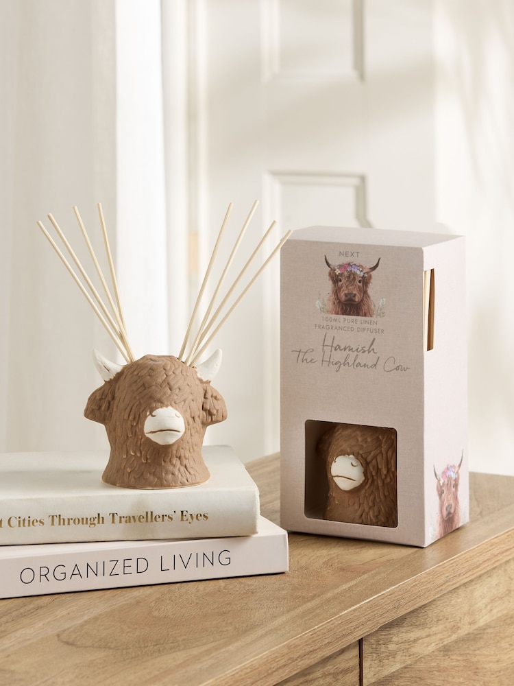 Hamish 100ml Pure Linen Fragranced Reed Diffuser - Image 1 of 5