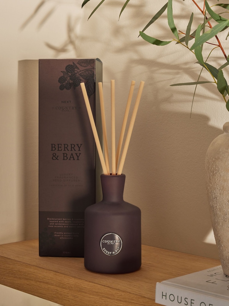 Blackcurrant & Bay Leaf Country Luxe 170ml Diffuser - Image 1 of 4 Blackcurrant & Bay Leaf Country Luxe 170ml Diffuser - Image 1 of 4