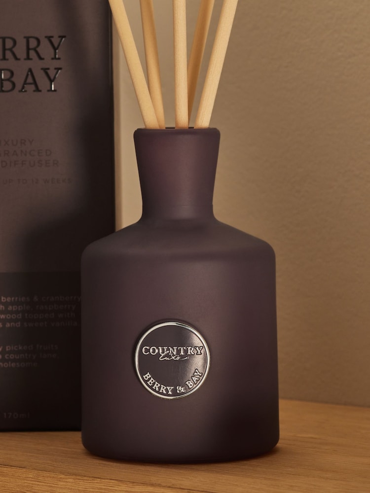 Blackcurrant & Bay Leaf Country Luxe 170ml Diffuser - Image 2 of 4 Blackcurrant & Bay Leaf Country Luxe 170ml Diffuser - Image 2 of 4