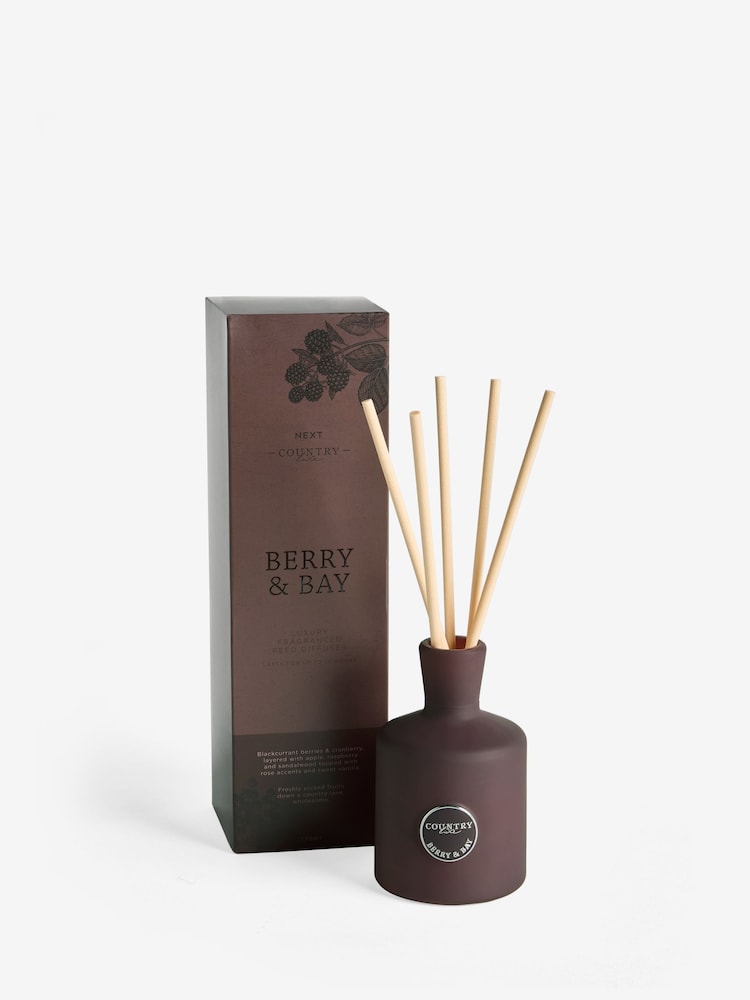 Country Luxe Berry and Bay 170ml Luxury Fragranced Reed Diffuser - Image 4 of 4