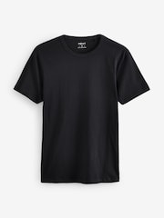 Noir/Gris chiné/Blanc/bleu marine - Ajustement régulier - Lot de 100t-shirts superposés en coton 5 - Image 10 de 15
