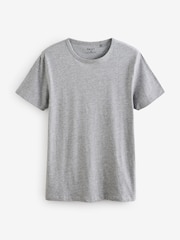 Noir/Gris chiné/Blanc/bleu marine - Ajustement régulier - Lot de 100t-shirts superposés en coton 5 - Image 11 de 15