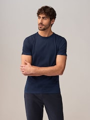 Noir/Gris chiné/Blanc/bleu marine - Ajustement régulier - Lot de 100t-shirts superposés en coton 5 - Image 7 de 15