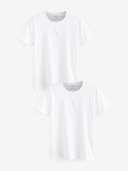 Blanc - Ajustement régulier - Lot de 100t-shirts superposés en coton 2 - Image 1 de 9