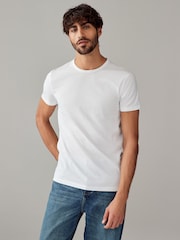 Blanc - Ajustement régulier - Lot de 100t-shirts superposés en coton 2 - Image 2 de 9