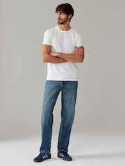 Blanc - Ajustement régulier - Lot de 100t-shirts superposés en coton 2 - Image 3 de 9