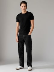 Noir - Ajustement régulier - Lot de 100t-shirts superposés en coton 2 - Image 3 de 9