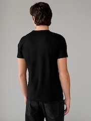 Noir - Ajustement régulier - Lot de 100t-shirts superposés en coton 2 - Image 4 de 9