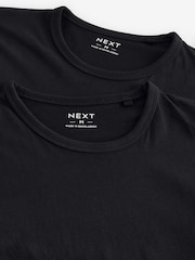 Noir - Ajustement régulier - Lot de 100t-shirts superposés en coton 2 - Image 7 de 9
