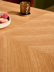 MADE.COM Oak Belgrave Oval 6 to 8 Seater Extending Dining Table - Image 5 of 7