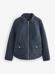 Navy Quilted Jacket - Image 1 of 1