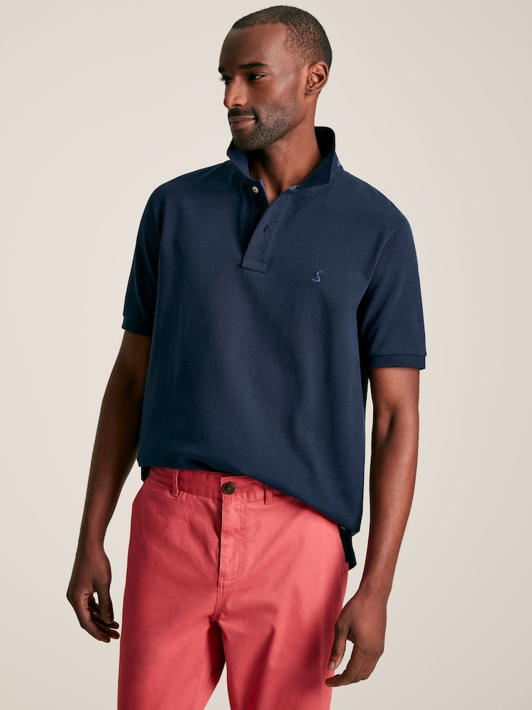 Joules Woody 3 Pack Mixed Colours Cotton Polo Shirts - Image 2 of 4