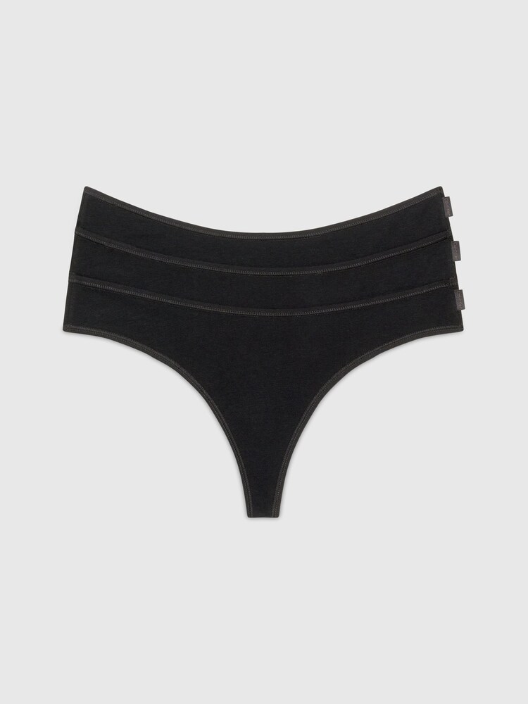 Calvin Klein Black Thong 3 Pack - Image 4 of 4 Calvin Klein Black Thong 3 Pack - Image 4 of 4