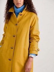 Seasalt Cornwall Yellow Boscastle Cotton Coat - Image 3 of 10