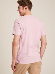 Joules Denton 3 Pack Blue/Green/Pink Crew Neck T-Shirts - Image 4 of 4