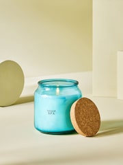 Turquoise Blue Island Spa Jar Candle - Image 1 of 4