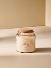 Natural Vanilla and Cocoa Bean Jar Candle - Image 1 of 4
