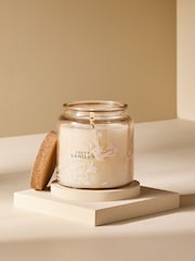 Natural Vanilla and Cocoa Bean Jar Candle - Image 2 of 4