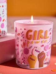 Pink Girl Power White Jasmine Scented Candle - Image 2 of 3