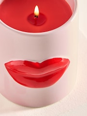 Red/Pink Cherry and Almond Scented Lips Candle - Image 2 of 3
