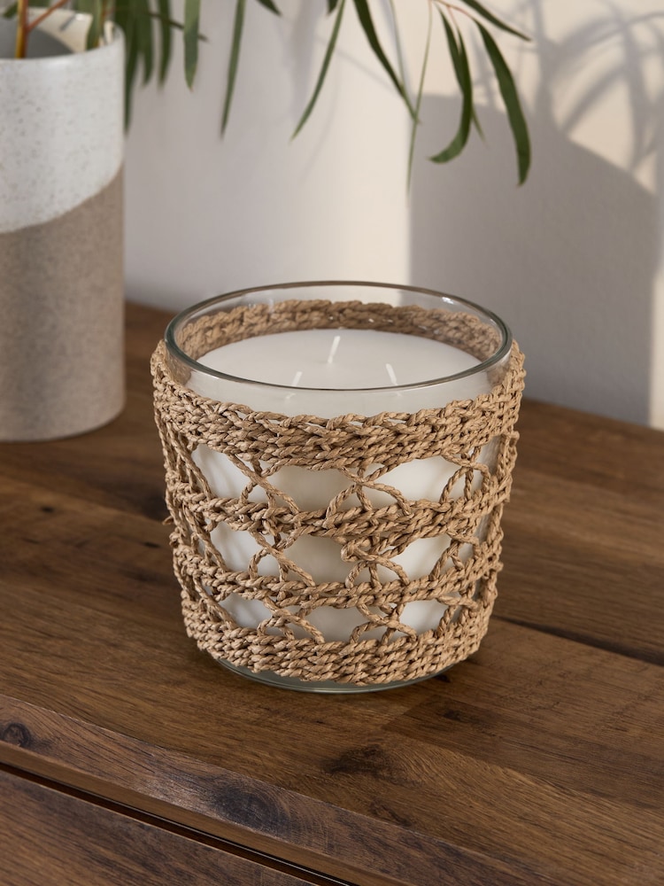 Blue Coastal Sea Salt and Citrus 3 Wick Scented Candle - Image 2 of 4