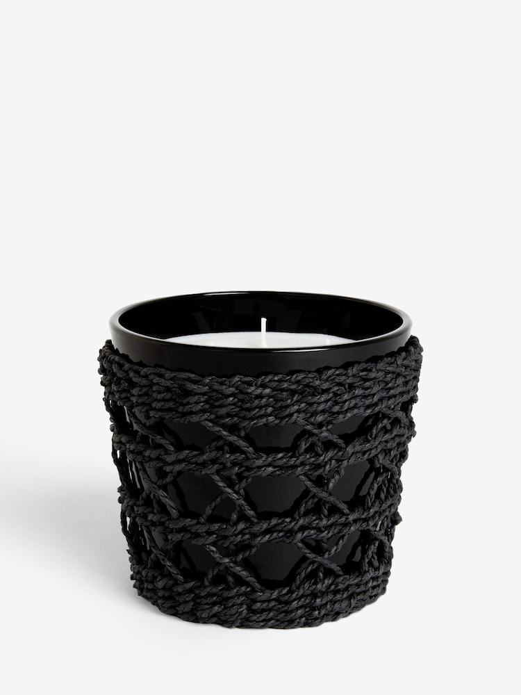 Black Outdoor Bergamot and Amber Citronella Scented Candle - Image 3 of 3