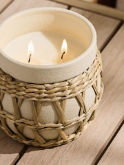 Natural Outdoor Bergamot and Amber Citronella Scented Candle - Image 2 of 3