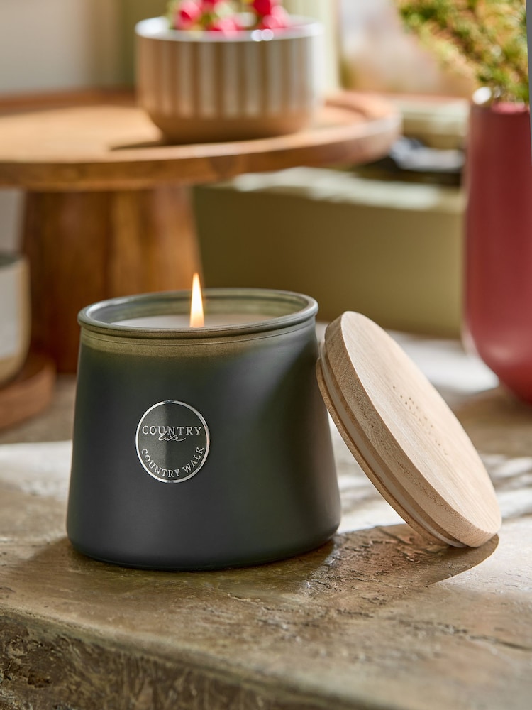 Green Country Walk Pine and Eucalyptus Luxury Scented Candle - Image 1 of 5