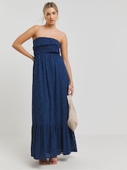 Simply Be Navy Multiway Jacquard Dress - Image 3 of 4