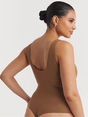 Simply Be Black & Dark Nude Magisculpt Smoothing Bodysuit 2 Pack - Image 3 of 4