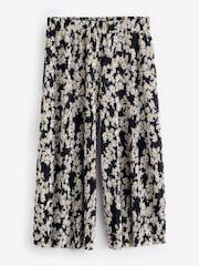 Simply Be Simply Be Ditsy Floral Print Plissé Culottes - Bild 5 von 5