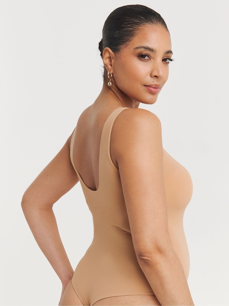 Simply Be Black Magisculpt Smoothing Vest Black/Nude Bodysuit 2 Pack - Image 2 of 4