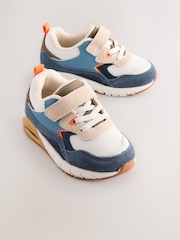 Blue/Neutral Elastic Lace Trainers - Image 3 of 7