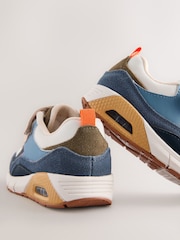 Blue/Neutral Elastic Lace Trainers - Image 5 of 7