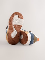Blue/Neutral Elastic Lace Trainers - Image 7 of 7