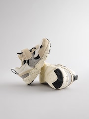 Neutral Elastic Lace Trainers - Image 5 of 5