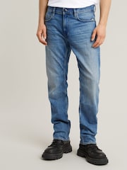 G Star Light Blue Denim Mosa Straight Fit Jeans - Image 1 of 7